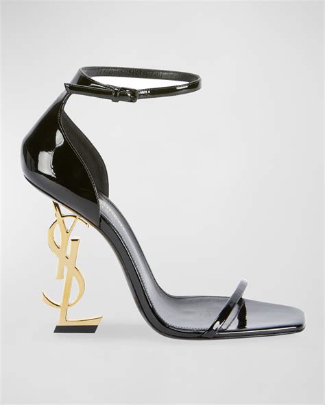 ysl black shoes price|ysl denim heels.